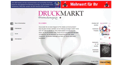 Desktop Screenshot of druckmarkt.com