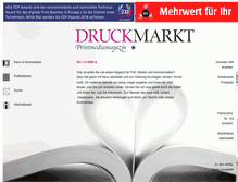 Tablet Screenshot of druckmarkt.com